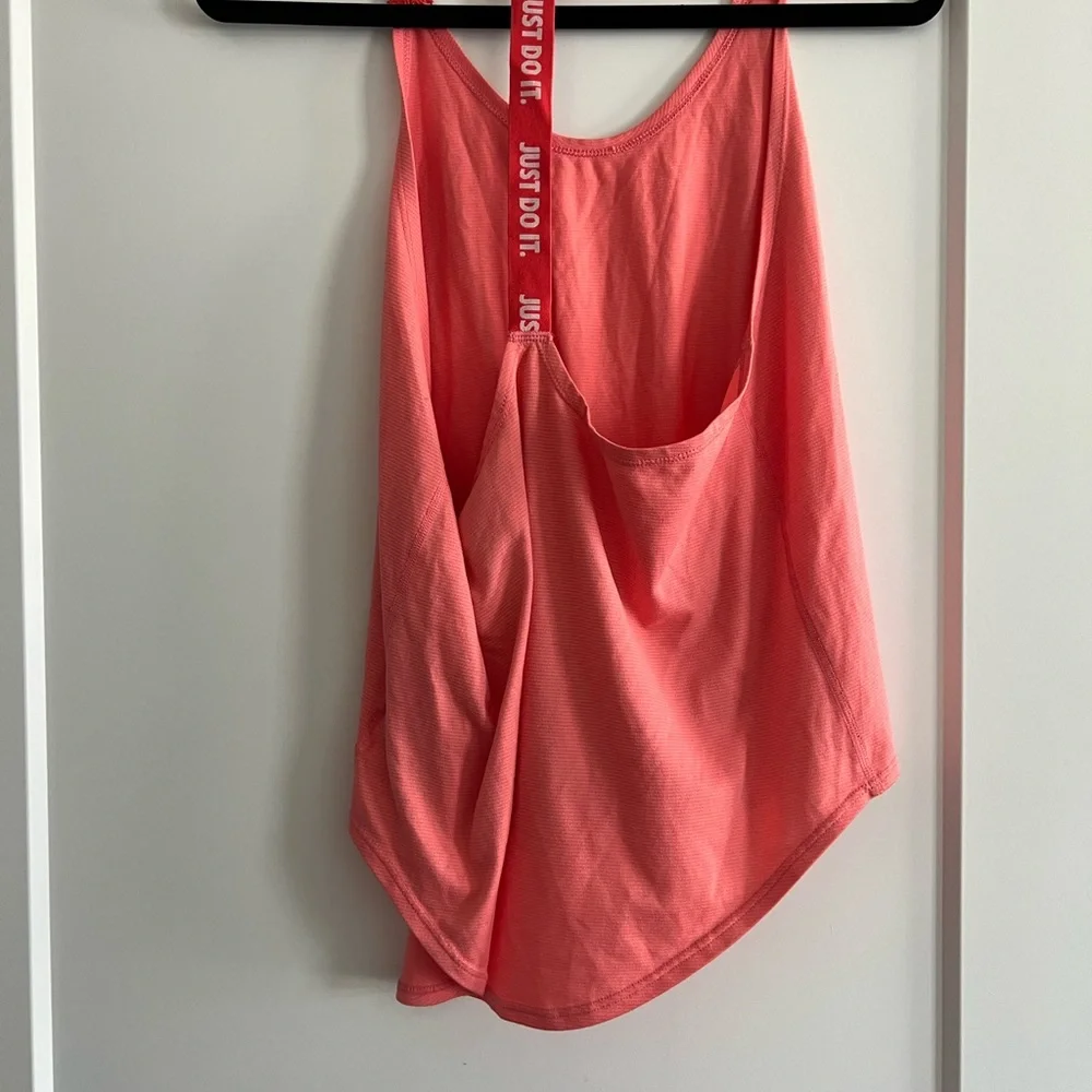 Coral Nike Dri fit tank medium